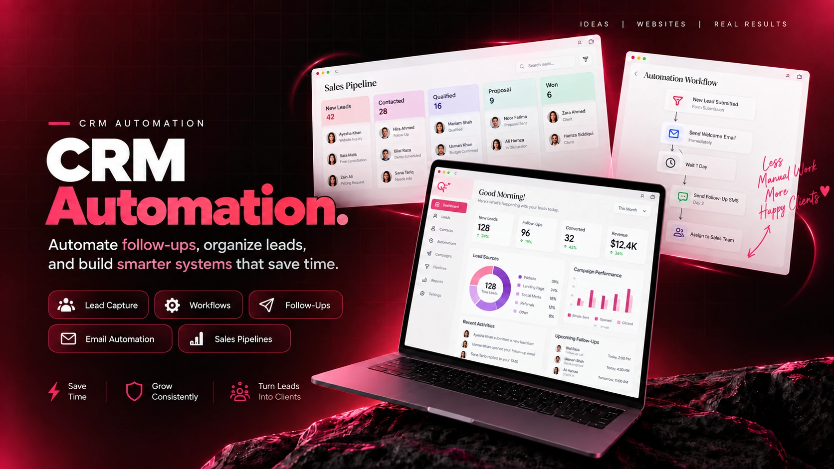 CRM Automation — service concept artwork