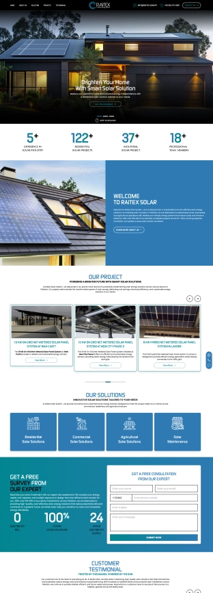 RaiTex Solar, Islamabad project preview