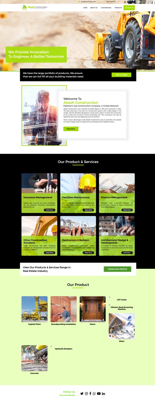 Akash Constructions project preview
