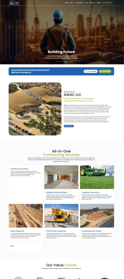 Al Watan Arab Contracting LLC, project preview