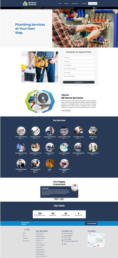 MI Home Services project preview