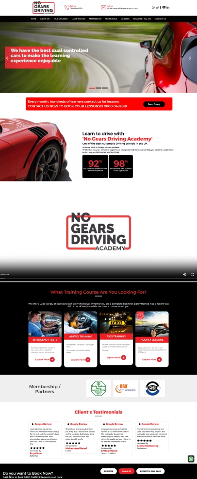 No Gear Academy project preview