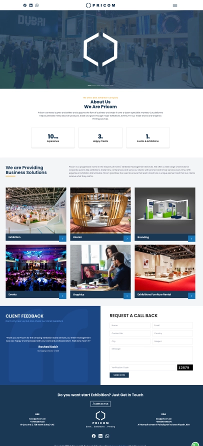 Pricom project preview