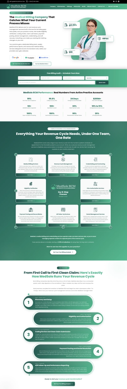 MedSol RCM project preview