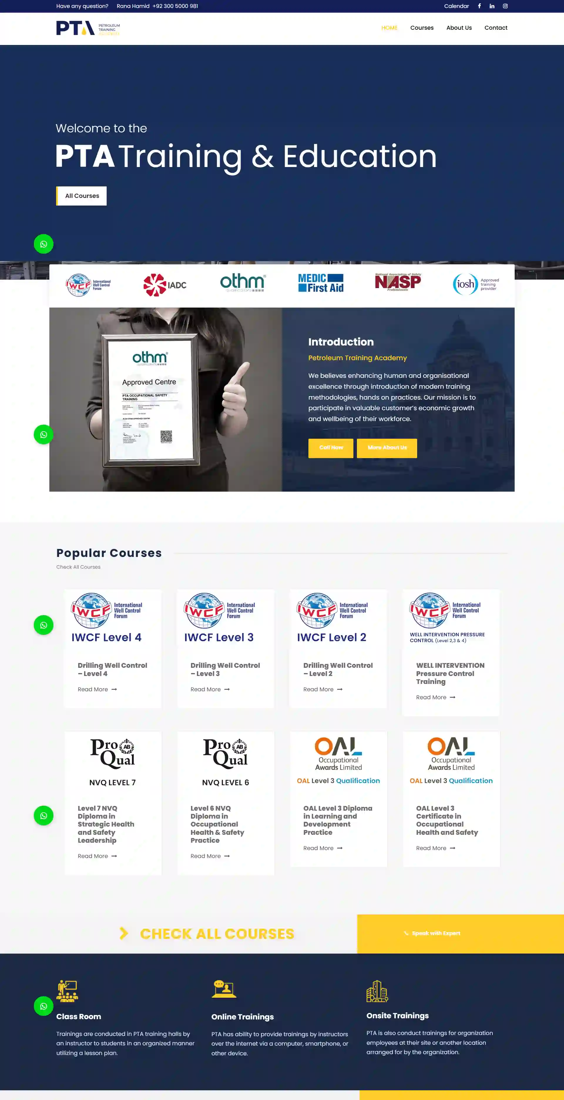 Petroleum Training Academy project preview