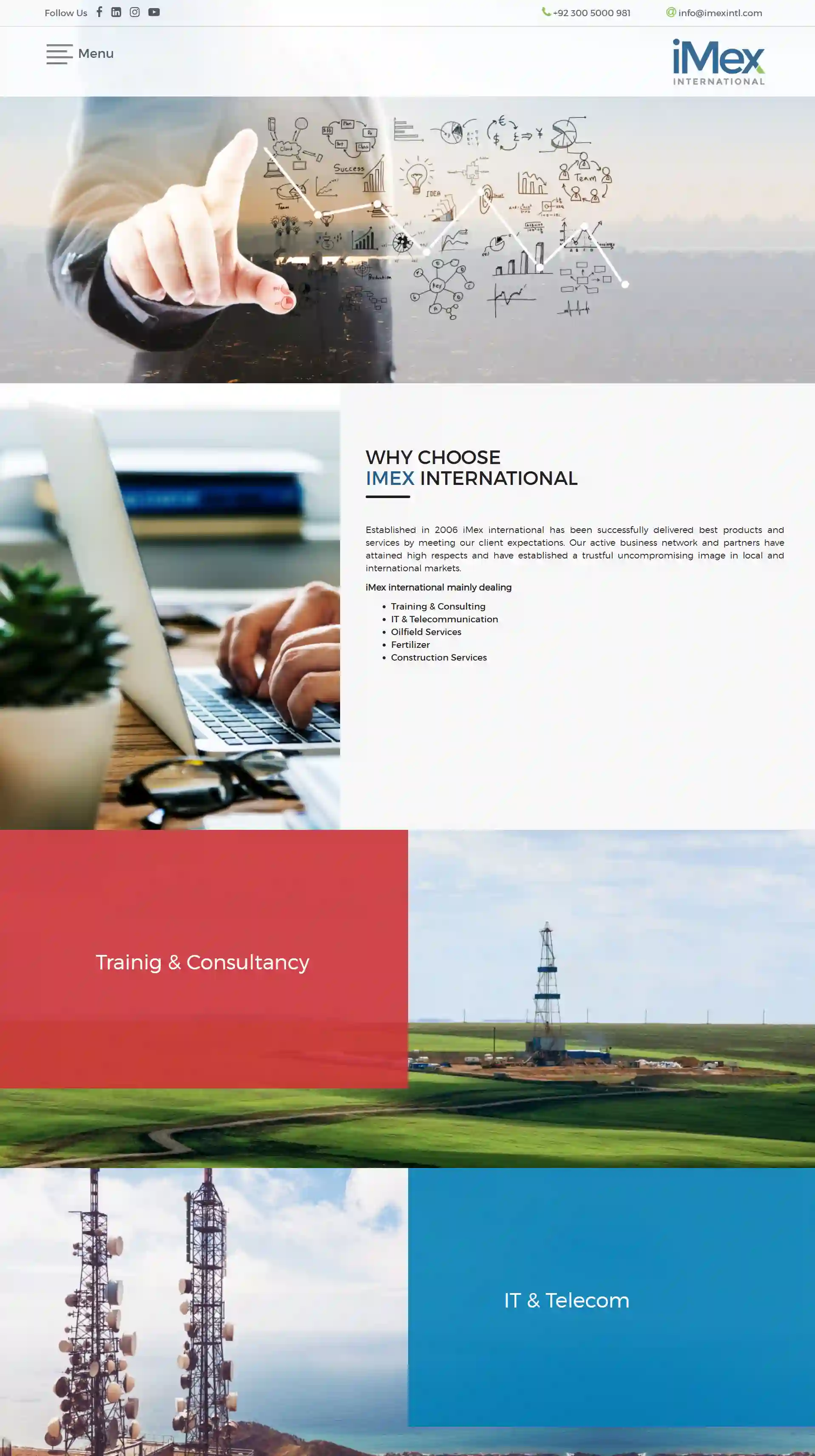 iMex International project preview
